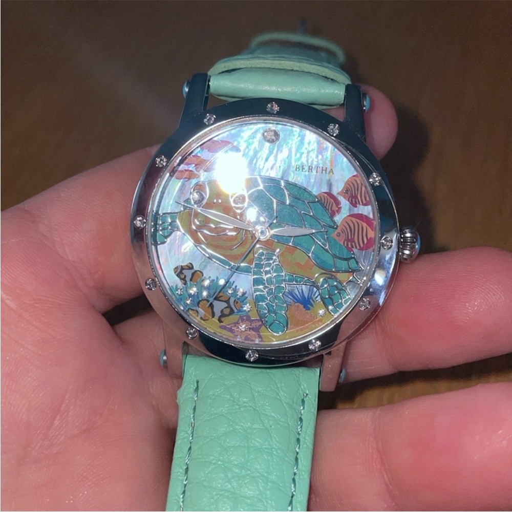 NWOT Bertha Turtle Watch - Picture 7 of 8